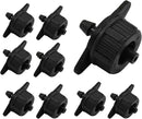 60 Pcs Drip Irrigation Emitters, 1 GPH Pressure Compensating Irrigation Drippers for Garden Lawn Watering Irrigation System, Black by GreenHaven Gardens