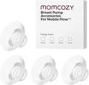 Momcozy Original Replacement Accessories for Upgraded Mobile Flow | Upgraded M9,Original Upgraded M9 Breastfeeding Parts,15mm Inserts, 4 Pack by TinyTreasures Baby Boutique