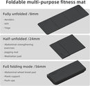 Foldable Yoga Mat Extra Thick 0.32 Inches Eco-Friendly POE Material, Non-Slip Design Fitness Mats, Multi-Purpose Workout Mats For Studio or Home Use (70 x 24 x 0.32 inches） by TinyTreasures Baby Boutique