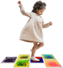 Art3d Liquid Fusion Activity Play Mat for Kids, Pack of 9 Tiles 12" X 12", Multi-Color by TinyTreasures Baby Boutique