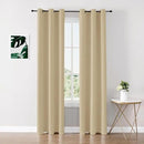 ChrisDowa Blackout Curtains 72 inches Long for Bedroom - 2 Panels Set Grommet Thermal Insulated Room Darkening Curtains for Living Room (Biscotti Beige, 42 x 72 Inch) by CozyNest Decor