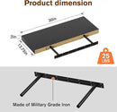 Large Floating Shelves for Wall Set of 2 Wooden Wall Shelves 30 in x 12.75 in x 2 inRoom Decor Long Shelf with Invisible Wall Mount Bracket for Bedroom Kitchen Living Room Black by CozyNest Decor