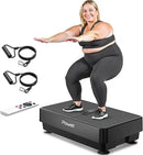 POWET Vibration Plate Exercise Machine for Weight Loss, Woukout & Lymphatic Drainage – Whole Body Vibrating with 99 Speed Levels & 5 Pre-Set Modes – Supports Up to 400lbs, Ideal for Home Use by CozyNest Decor