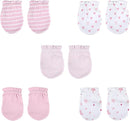 5 Pairs Baby Not Scratch Mittens 0-6 Months New Born Boy Girl Gloves Cute Infant Accessories by TinyTreasures Baby Boutique