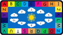 Genki - Classroom Rug for Kids - Education Classroom Carpet for Children - Colorful Seating Area - Large Elementary Classroom Rugs - Kids Seating for School Playroom | 6'6"x12' by TinyTreasures Baby Boutique