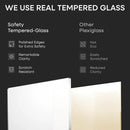 Homeforia 18 x 24 Poster Frame White, High End Oak 18x24 White Wood Picture Frame with Mat 16x20 Photo, 18 x 24 Wooden Frame Matted to 16 x 20, 24x18 Hanging Frames, Tempered Glass, Wall Kit, Set of 1 by CozyNest Decor