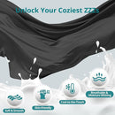 Sasttie Pregnancy Pillows for Sleeping, U Shaped Cooling Full Body Pillow with Removable Cover, Pregnant Women Must Haves, Maternity Essential, Black by TinyTreasures Baby Boutique