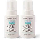 Dabble & Dollop Vanilla Body Wash & Shampoo – 3-in-1 Natural Bubble Bath for Kids, Made in USA, No Parabens or Sulfates, Vegan, Gluten-Free, Tear-Free (10oz, Pack of 2) by TinyTreasures Baby Boutique