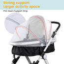 Orzbow Universal Mosquito Net for Stroller, Baby Bug Net with Two-Way Zippers & Storage Bag, Breathable & Foldable Mosquito Nets for Strollers, Car Seat, Bassinet, Cradle, Portable Mini Crib, Grey by TinyTreasures Baby Boutique