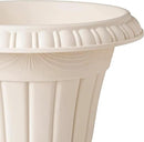 PL10BG Classic Traditional Plastic Urn Planter Indoor/Outdoor 15" x 13", Beige by GreenHaven Gardens