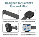 Cabinet Locks Baby Proofing (6-Pack Black) - Child Proof Cabinet Locks, No Drilling, Easy Installation, Adjustable & Reusable, Drawer Locks Baby Proofing by TinyTreasures Baby Boutique