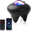 Galaxy Moon Projector, Star Night Light Projector with Bluetooth Connection for Music and Timer and Remote Control for Kids Adults Bedroom Party Bar Decoration (Black) by TinyTreasures Baby Boutique
