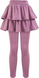 Girls School Uniform Pants Leggings with Skirts Stretch Warm Jegging 4-12 Years by TinyTreasures Baby Boutique