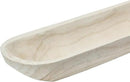 Creative Co-Op Decorative Paulownia Wood Tray, White by CozyNest Decor