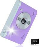 Digital Camera FHD 1080P Video & 8X Digital Zoom - Compact Point and Shoot Digital Camera with 2.4" Screen, 800mAh Rechargeable Battery Portable Small Camera for Kids Teens Girls Boys(Purple) by TinyTreasures Baby Boutique