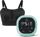 Zomee Z2 Double Electric Breast Pump - Shabbat Mode Edition - Portable, Hands Free Pumping Hospital Grade Wearable Breast Pump Including; Black Bamboo Pumping Bra (Large) by TinyTreasures Baby Boutique