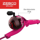 Zebco Youth 29-Inch Floating Spincast Reel and Fishing Rod Combo, Size 20 Reel, Pre-Spooled with 6-Pound Cajun Line by TinyTreasures Baby Boutique