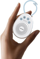FOXFINE White Noise Machine, Portable Sound Machine with 30 Soothing Sounds, Timer, for Sleeping, Baby, Adults, Home & Travel, Blue by TinyTreasures Baby Boutique
