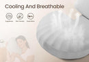 Pregnancy Pillow for Sleeping Memory Foam Pillow for Side Sleeper, Maternity Pillow Support for Back, Belly, HIPS for Pregnant Women, Portable and Adjustable Travel Wedge Pillow (CoolingSilk Grey) by TinyTreasures Baby Boutique