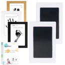 Inkless Baby Hand and Footprint Kit,Clean-Touch Ink Pad Kit,Safe No Mess Printing Infant Hand Foot Stamp,2 Pack Newborn Inkless Print Pads Best Keepsake or Gifts for Family by TinyTreasures Baby Boutique
