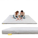 79" ×71" Padded Baby Play Mat for Floor, 1.2" Thick Memory Foam Mat with Machine Washable Cover, Soft Tummy Time Crawling Playmat with Non-Slip Bottom, Fits 79" x71" Playpens by TinyTreasures Baby Boutique