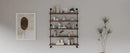 Industrial Pipe Wall Shelves Pipe Shelving with Real Wood Plank ,48 Inches Floating Shelves for Wall Farmhouse Pipe Book Shelves Dark Brown 5 Tier for Kitchen,Living Room Decor and Bar Shelving by CozyNest Decor