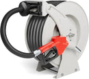 Fuel Hose Reel 3/4" x 50' Retractable with Fueling Nozzle Diesel Hose Reel 300 PSI Industrial Auto Swivel Heavy Duty Steel Construction for Farm Ship Vehicle Tank by GreenHaven Gardens