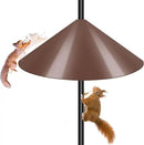 Gtongoko 19 Inch Squirrel Baffle for Bird Feeder Pole Squirrel Guards for Shepherds Hook Stopper for Bird Feeders Brown 1 Pack by GreenHaven Gardens