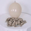 Sand White Quick Link Balloons, 60PCS Linking Balloon for Making Balloon Wall Arch Chains, Cream Beige Linked Balloons for Wedding Birthday Baby Shower Engagement Graduation Party Decorations (10inch) by CozyNest Decor