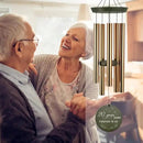 ASTARIN Personalized 20th 50th Anniversary Wind Chime, Happy Anniversary Wedding Valentine's Day Gift for Wife Husband Men Women Sister, Golden Keepsake Decorations for Parents Couples by CozyNest Decor