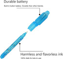 Invisible Ink Pen 24Pcs Spy Pen with UV Light Magic Marker Kid Pens for Secret Message and Birthday Party,Writing Secret Message for Easter Day Halloween Christmas Party Bag Gift by TinyTreasures Baby Boutique