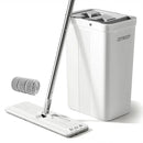 JOYMOOP Hands-Free Self-Cleaning Microfiber Mop and Bucket with Wringer Set for Home, Mops for Floor Cleaning and Wall Cleaner, Hardwood, Tile, Laminate, Vinyl Floors, Smooth Walls, and Glass Windows by CozyNest Decor