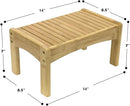Sorbus Small Bamboo Step Stool - Wooden Foot Rest Stool & Potty Training Stool for Kids Toddlers by TinyTreasures Baby Boutique
