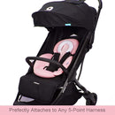 COOLBEBE New 2-in-1 Babybody Supports for Baby Newborn Infants - Extra Soft Stroller Cushion Pads Car Seat Insert, Perfect for Carseats, Strollers, Swings, Pink by TinyTreasures Baby Boutique