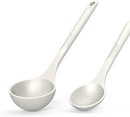 Silicone Cooking Utensils Set - 600°F Heat Resistant, Nonstick Kitchen Utensil Set with Spatulas, Spoons, Whisk, Tongs, BPA Free, Dishwasher Safe, Cream White by CozyNest Decor