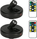 Cordless Spotlight Battery Operated, Indoor Plant Light, LED Display Puck Lights, Dimmable Accent Lighting with Remote, Uplight for Picture Tree Painting Gallery Dartboard Art Photo by CozyNest Decor