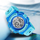 Kids Watch,Boys Watch for 3-15 Year Old Boys,Digital Sport Outdoor Multifunctional Chronograph LED 50 M Waterproof Alarm Calendar Analog Watch for Children with Silicone Band,Kids Gift by TinyTreasures Baby Boutique