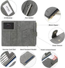 Mudono Passport and Card Holder for Women RFID Blocking Card Case Slim Travel Wallet Change Purse with Vaccine Card Slot by TinyTreasures Baby Boutique