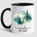 Personalized Uncle EST 2026 Coffee Mug Gift For New Uncles Brother Family, Custom Uncles Accent Coffee Cup 11 15Oz, First Time Uncle White Cup Gift For Birthday Father's Day Pregnancy Announcement by TinyTreasures Baby Boutique
