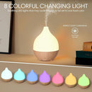 SALKING Essential Oil Diffuser (Set of 2), 100ml Small Aromatherapy Diffuser with Auto Shut-Off, Ultrasonic Diffusers for Essential Oils, Cool Mist Humidifier with Warm White Lights, for Office Home by TinyTreasures Baby Boutique