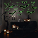 3 Sheets Glow in The Dark Halloween bat Decals Luminous Halloween bat Stickers Removable Bat Wall Decor Glowing Window Clings for Scary Halloween Theme Party Decorations by CozyNest Decor