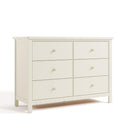 Graco Sasha 6 Drawer Dresser (Frosted Oat) – GREENGUARD Gold Certified, Wood Storage for Nursery or Kids’ Room, Safe Interlocking Drawer System & Easy Assembly with Pre-Installed Tracks by TinyTreasures Baby Boutique
