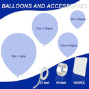 140pcs Black Round Balloons Different Sizes 18 12 10 5 Inch Latex Balloons for Arch Decoration Party Balloon Kit for Graduation Birthday Party Wedding Balloon Baby Shower Decoration by TinyTreasures Baby Boutique