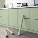 Dimoon 394''x17.3'' Green Skin Peel and Stick Wallpaper Contact Paper Modern Self Adhesive Wall Paper Removable Renter Friendly Textured Solid Color Vinyl Roll (394''x17.3'',Light Green Skin) by GreenHaven Gardens