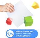Bimi Boo Wooden Shape Sorter Toy for Babies - Premium Simple Sorting Box with Noise-Reducing Silicone Pad - Classic Montessori Toy for Toddlers (8 Various Blocks, 1 Box, 1 Silicone Pad) by TinyTreasures Baby Boutique