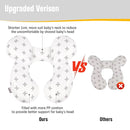 KAKIBLIN Baby Travel Pillow, Baby Neck Pillows for Car Seat, Upgraded Babies Head Pillow, Head and Neck Support Pillow for Car Seat, Pushchair, Travel(Twig) by TinyTreasures Baby Boutique