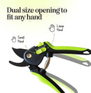 Ultra Sharp Pruning Shears Hedge Clipper – Cuts 3X Easier, Dual-Size Opening, Weak Hand Arthritis Clippers, Rust-Resistant Pruner, Effortlessly Cuts by GreenHaven Gardens