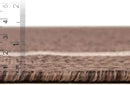 Unique Loom Outdoor Border Collection Area Rug - Soft Border (13' Square, Brown/ Ivory) by GreenHaven Gardens