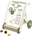 Beright Wooden Baby Walker with Roller Upgraded, Push and Pull Learning Activity Walker, Multi-Functional Kids’ Activity Toys, Develops Motor Skills & Stimulates Creativity, Green by TinyTreasures Baby Boutique