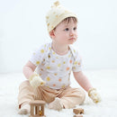 Baby Hats Mittens and Socks Set Cotton Newborn Hat Beanie Soft Infant Girls Boys Caps Gloves 0-6 month by TinyTreasures Baby Boutique